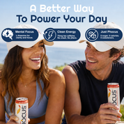 A better way to power your day featuring phocus caffeinated sparkling water